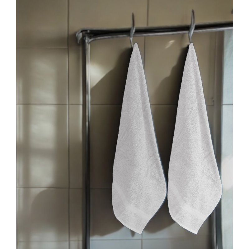 Summit 6pc Bath Towel Set, 100% Cotton, White