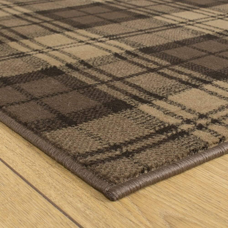 Ashanti Plaid Indoor Area Rug, Runner 570cm x 60cm