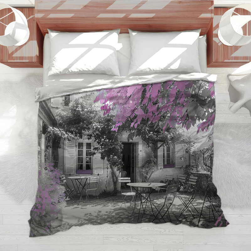 Housse de couette d'extérieur Cafe Patio Bedding, Housse de couette pour lit simple