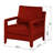Linden Accent Chair - Paprika-122949005
