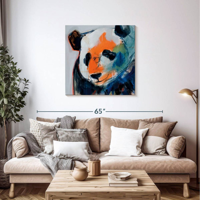 Crowle Call Me Panda, 36" H x 36" W