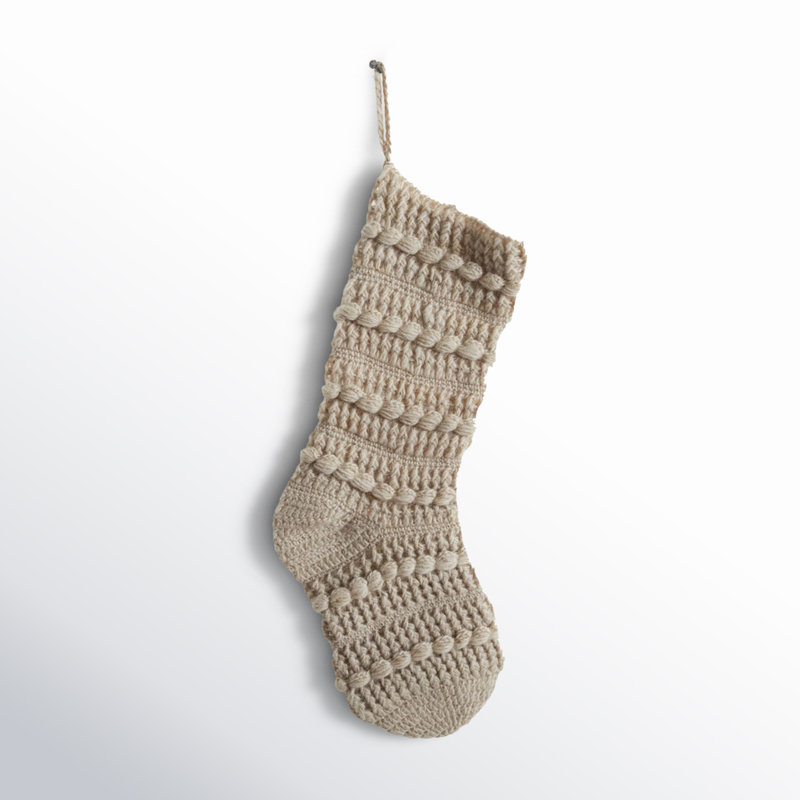 Wool Stocking, Off-White