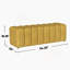 Banc d'appoint rembourré en tissu-406564512