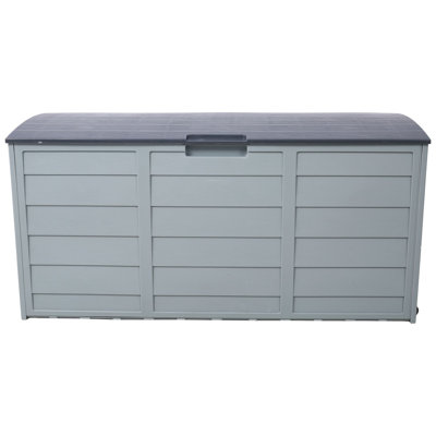 All-Weather UV-Resistant Pool Deck Box with Wheels, 75 Gallon Resin Storage for Patio Furniture, Outdoor Cushions, and Garden Tools