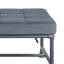 Banc rembourré gris Brantley