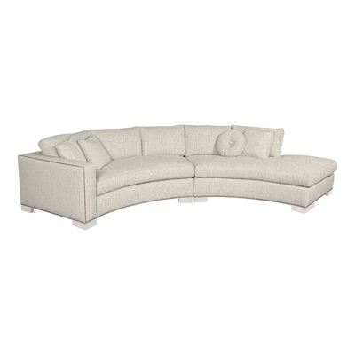 Michael Weiss 2-Piece Curved Sectional