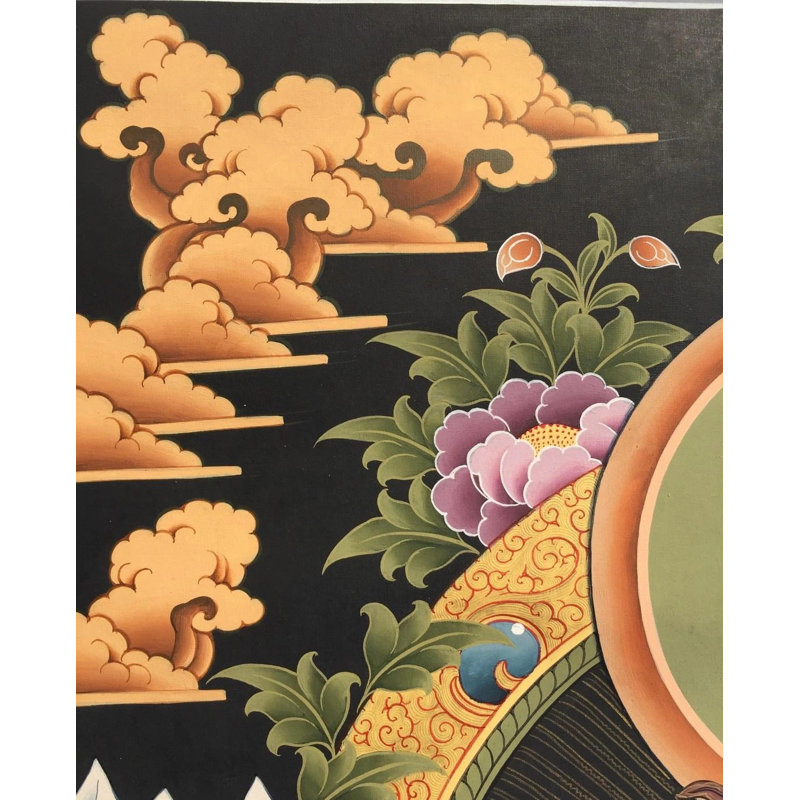 Blanc Tara Thangka (Thangka sans brocart)