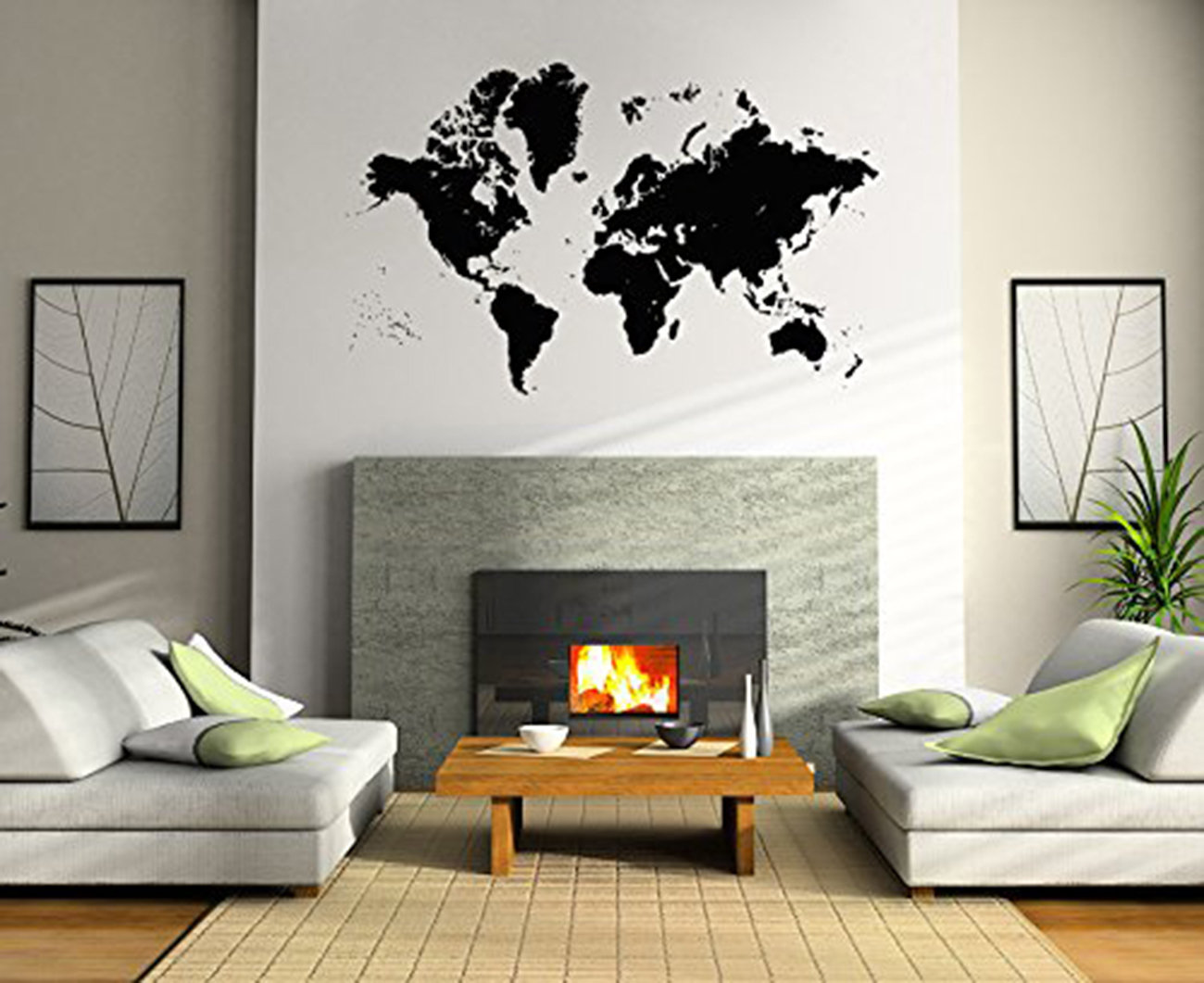 Red Barrel Studio® Muralation Geography of the World Wall Decal | Wayfair