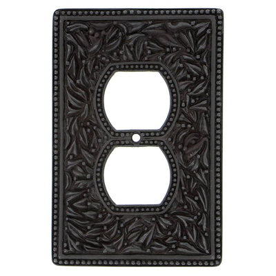 San Michele Patterned 1 - Gang Duplex Outlet Wall Plate