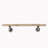 1 Piece Metal and Solid Wood Shelf