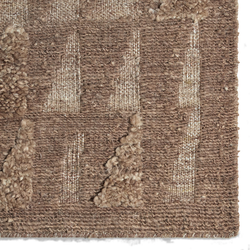 Hand Woven Wool Abstract Area Rug