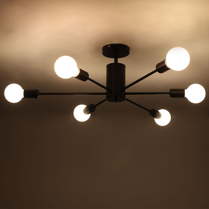 8 - Light Matte Black Pendant