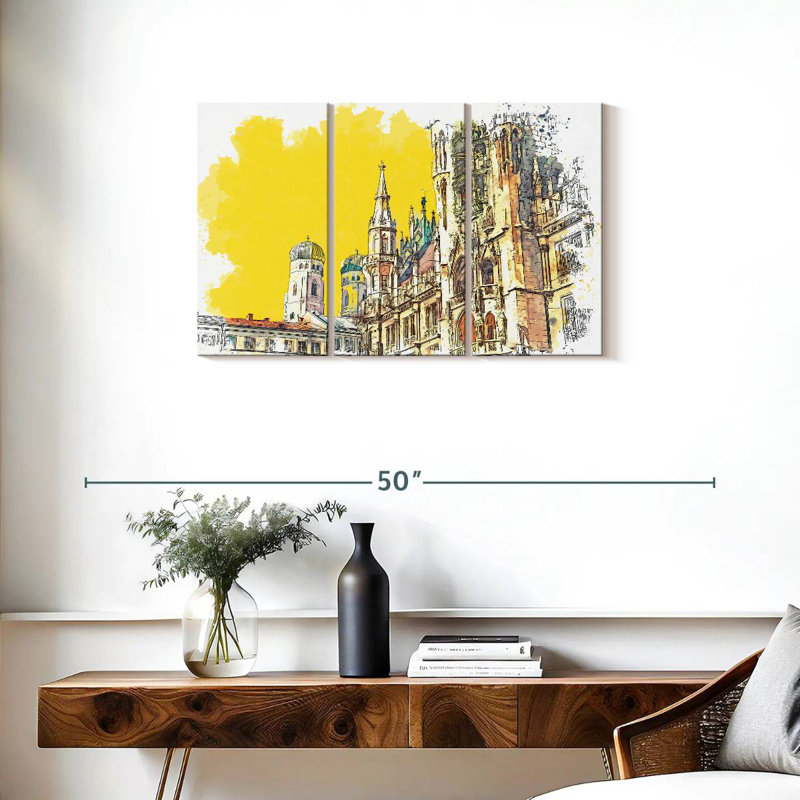 Munich Lilie, 20" H x 33" W