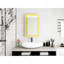 Rectangle Medicine Cabinet Mirror Bathroom Mirror With Storage Wall Mounted Medicine Mirror Cabinet With LDE,Golden