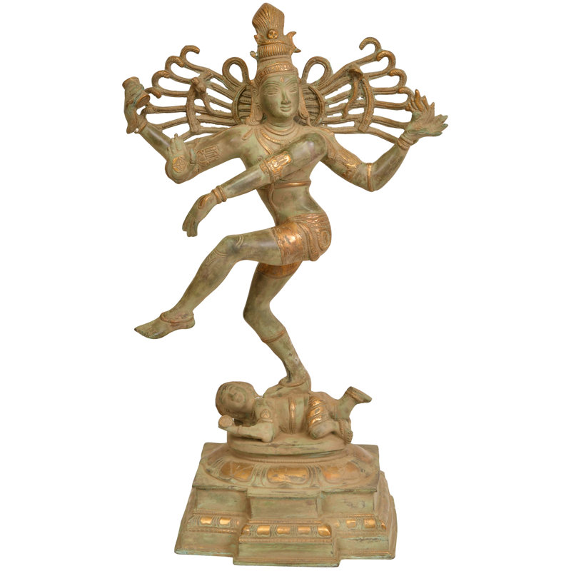 Statue en laiton 21 po Shiva Tandava Nataraja