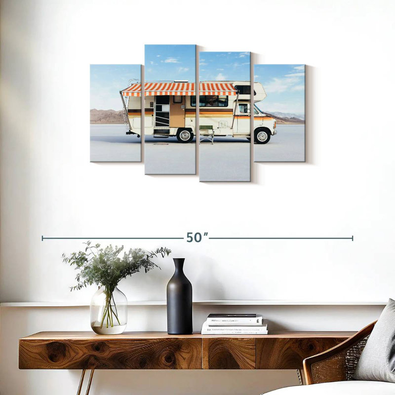 Mehar Vintage RV, 22" H x 36" W