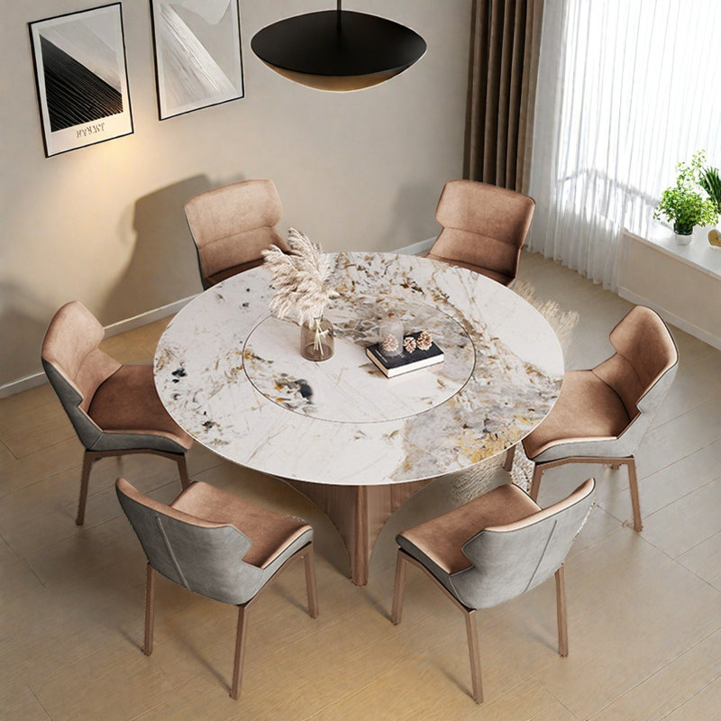 Modern Round Sintered Stone Dining Table