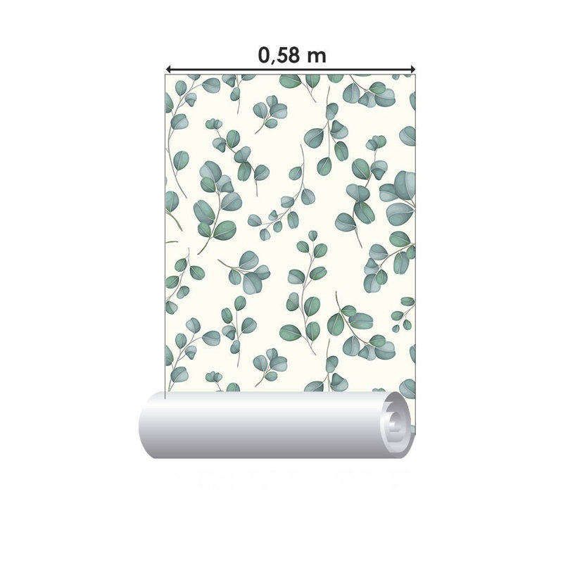 Carreau de papier peint adhésif Daisylynn, L 126 po x l 24 po
