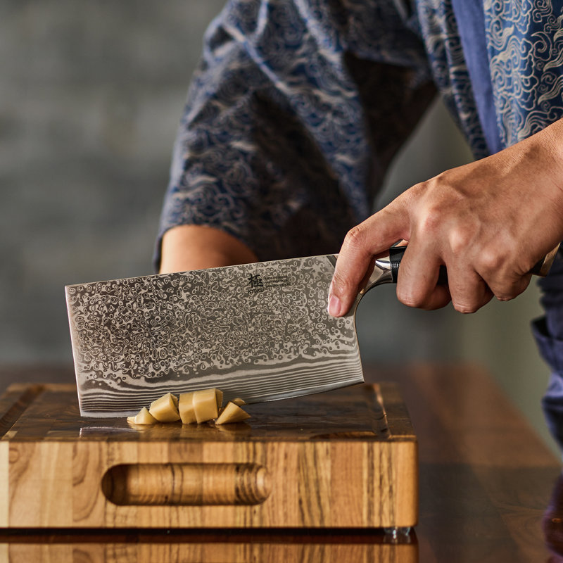 CO-Z Damascus 7'' Cleaver