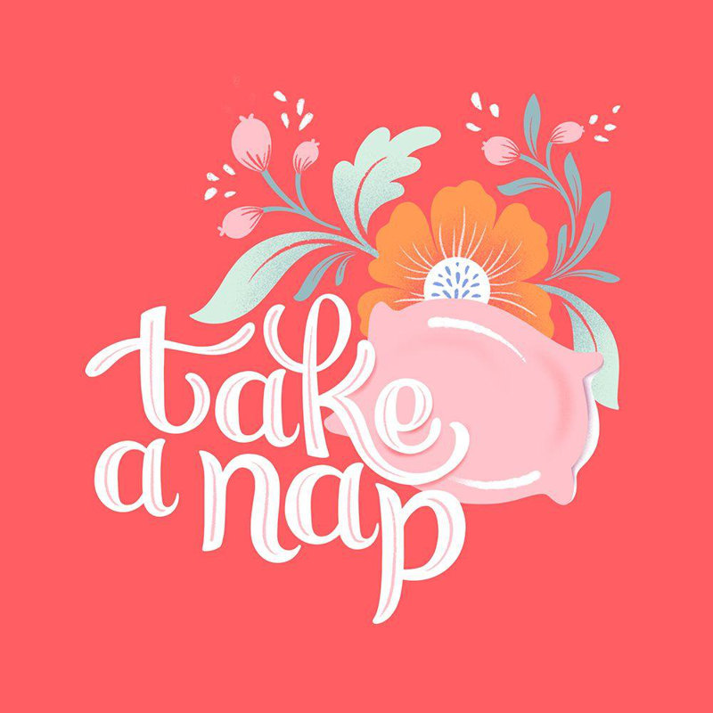 Red Barrel Studio Graham, Gia Gallery Wrapped Canvas Art Titled: Take a Nap I