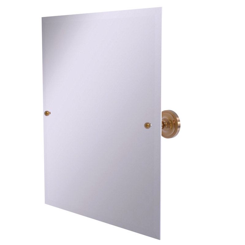 Miroir rectangulaire inclinable 21 "x 26" Marchmont, Bronze brossé