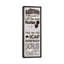 Reproduction d’art textuel sur toile, "Bath rules" par Marcus prime-52555611-52555614-52555617