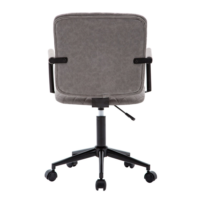 Chaise de travail pivotante réglable Hadley, Gris