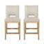 Ensemble de 2 tabourets de comptoir 27 pouces, tissu