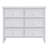 Bailey White 6-drawer Dresser