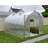 Palram - Canopia Bella 8' W x 12' D Walk-In Hobby Twin Wall Polycarbonate Aluminum Frame Bell Greenhouse Kit with Roof Vents - Silver-90988239