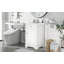 Meuble-lavabo de 20 pouces avec lavabo, porte à fermeture douce, supports de rangement et tablette réglable pour les salles de bain modernes