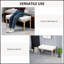 Banc de chambre rembourré 32 po