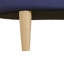 Banc de rangement à couvercle rabattable rembourré