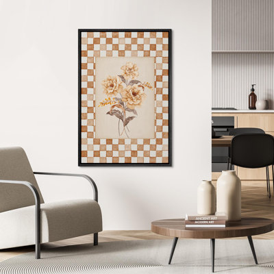 Impression d'art sur toile encadrée