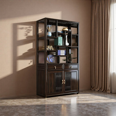 New Chinese style simple storage bookcase