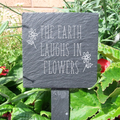 Seadrift Stone Plants & Flowers Garden Sign