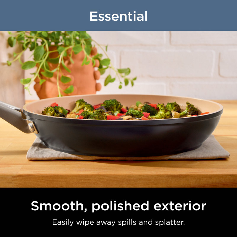 Ninja Extended Life Premium Ceramic 10.25" Fry Pan, 8.25"