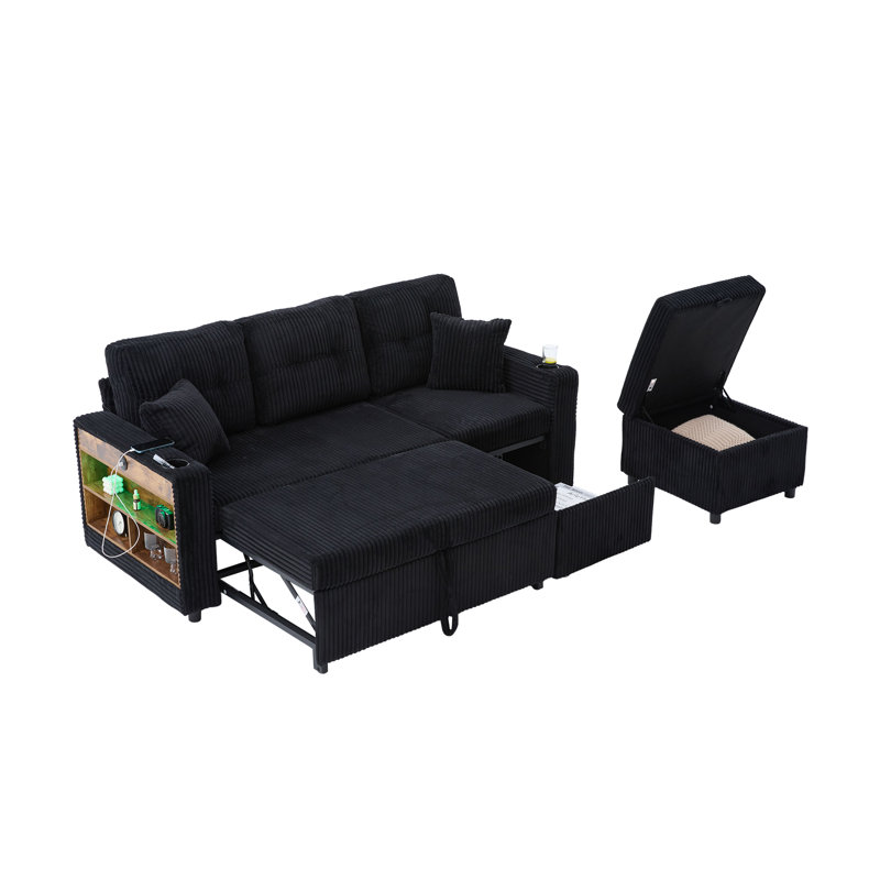 3 Seater Sofa, Black