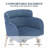 Modern Upholstered Solid Wood Dining Chair With Arms-1484140204
