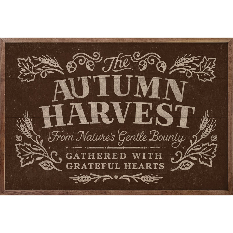 Autumn Harvest Brown, 16" H x 24" W