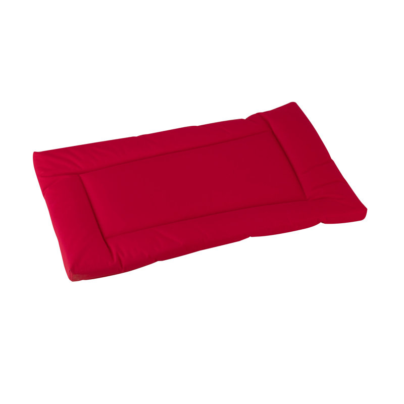 Ilene Pet Bed, 10 cm H x 95 cm W x 55 cm D, Red