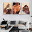 3 Piece Wrapped Canvas Print-124003437