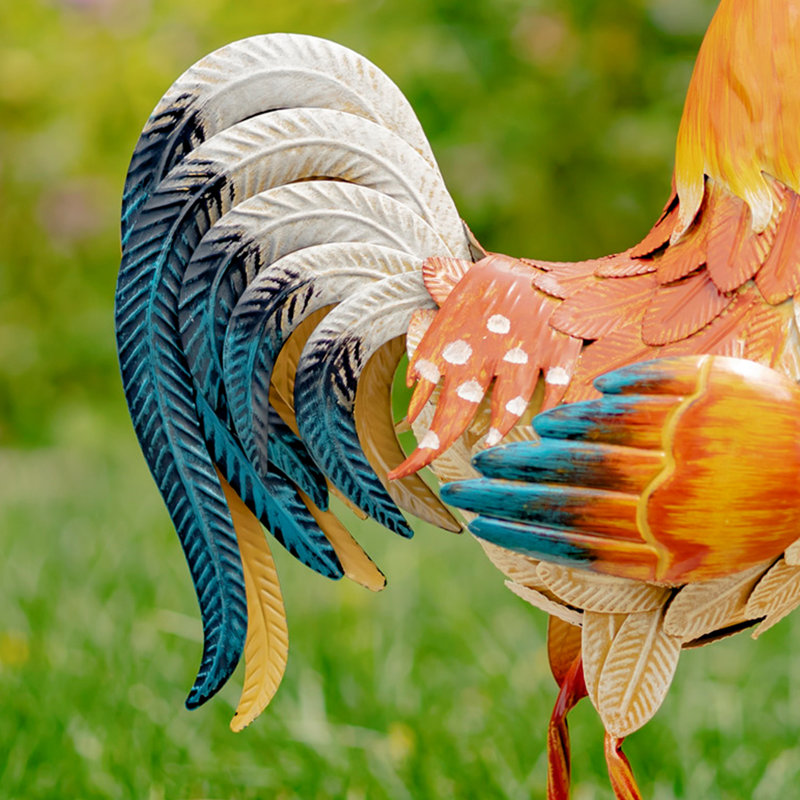 Evie Animals Weather Resistant Metal Garden Statue