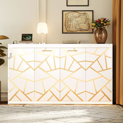 Twin-Size Side-Folding Murphy Bed With LED Lighting & Built-In USB Outlet