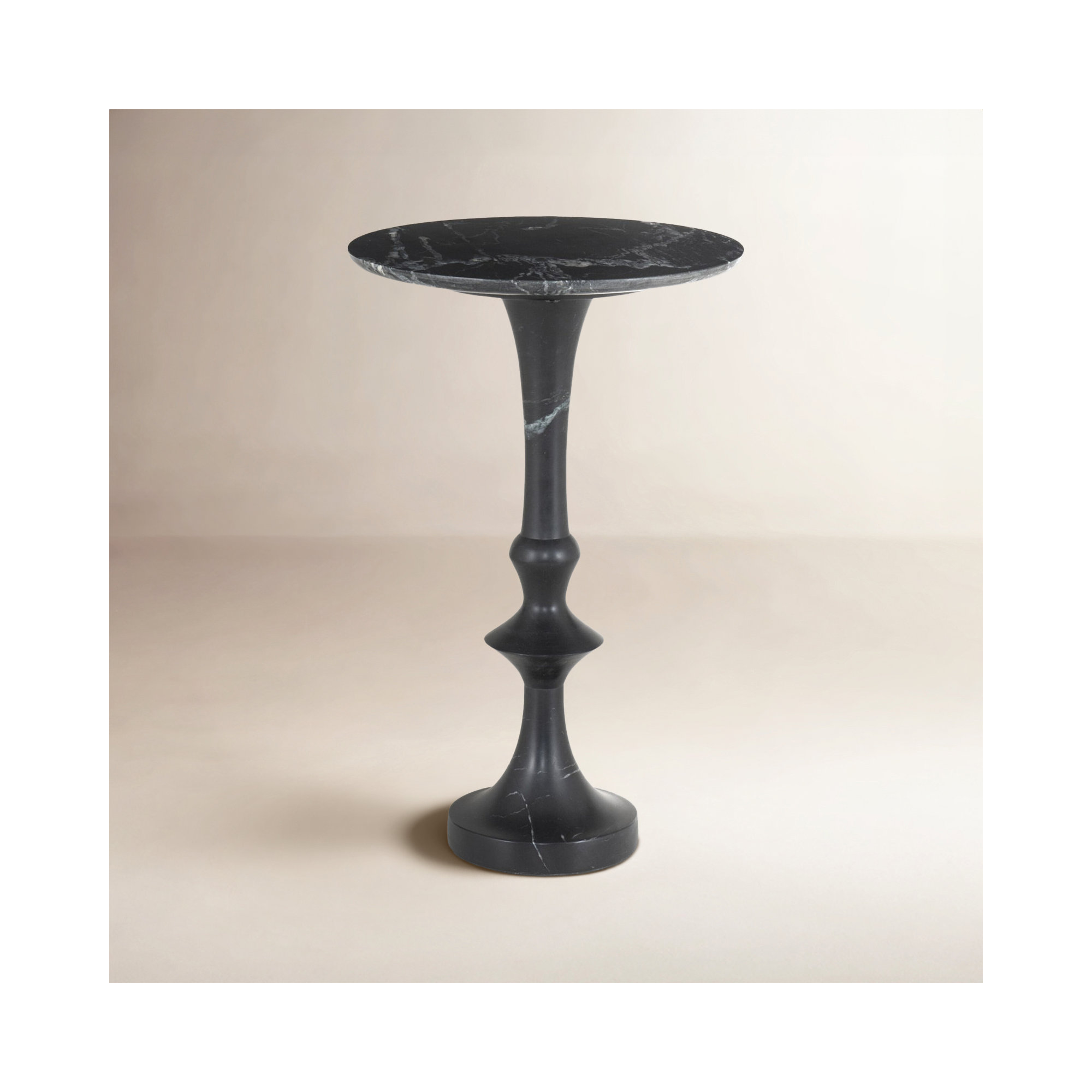 Ashaway End Table, Black/Gray