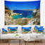 Tapisserie panorama milos island bay shore-28509810