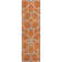 Premium Machine Washable Prisco Orange Rug