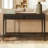 Fluted 3-Drawer Storage Console Table