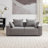 Makassar 78“ Square Arm Loveseat Modular Chenille Sofa-874300227