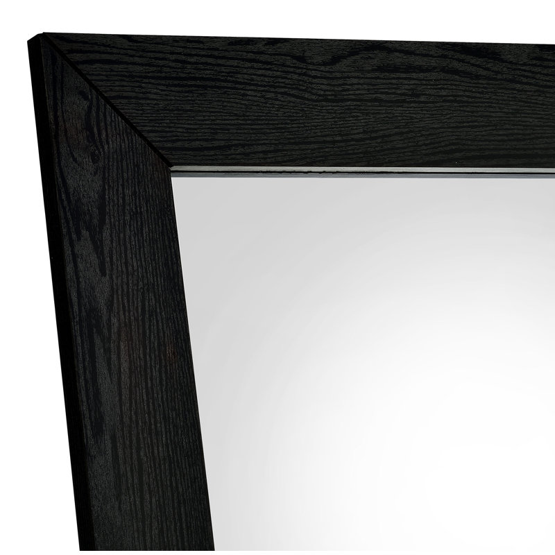 Miroir sur pied Cadence, Chêne noir